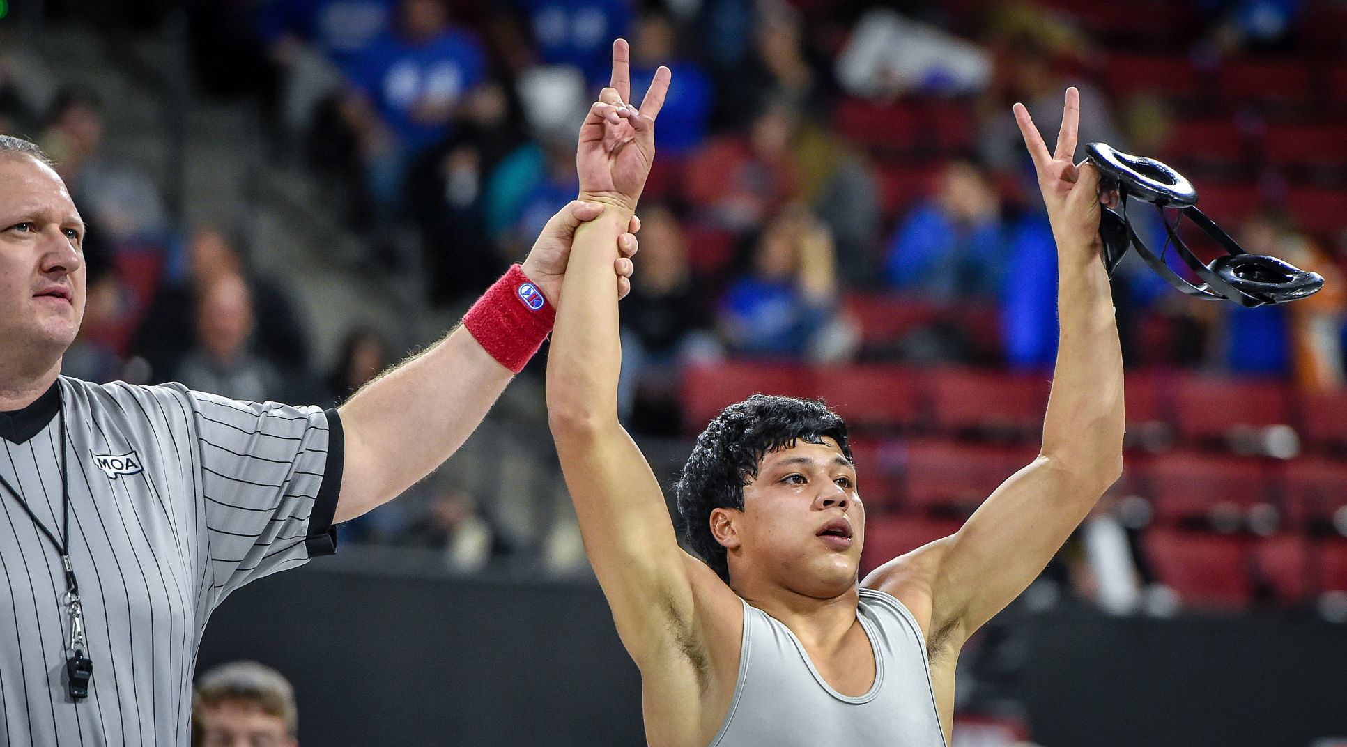 Day two of the wrestling tournament